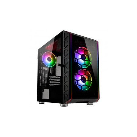 Case kolink citadel glass se argb micro-atx nero