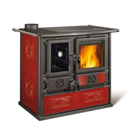 Cucina a legna la nordica reverse liberty sinistra reverse bordeaux