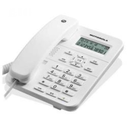 Telefono motorola ct202ct202 a filo (con display) bianco [107ct202whiteit]