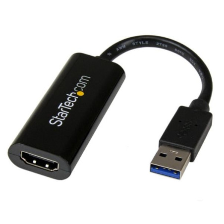 adattatore startech.com esterno usb 3.0 a hdmi 1920x1200 nero [usb32hdes]