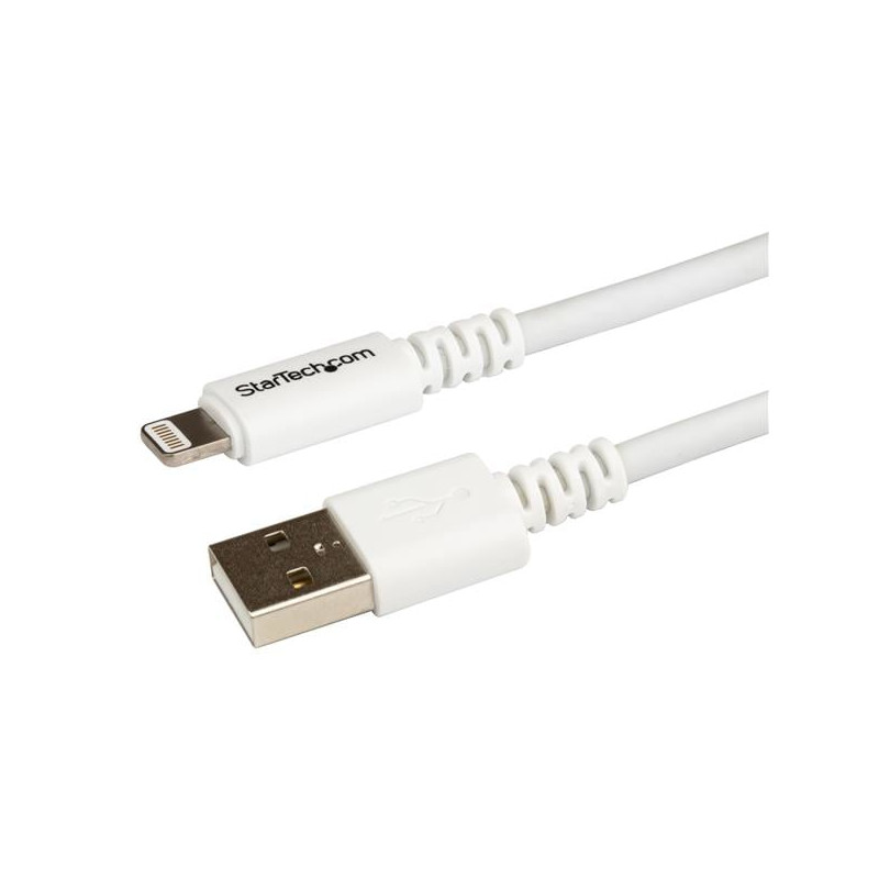 Cavo usb startech.com lightning per ipad/iphone/ipod bianco [usblt3mw]