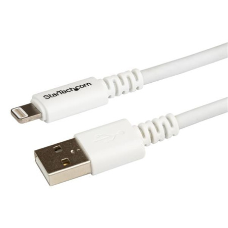 Cavo usb startech.com lightning per ipad/iphone/ipod bianco [usblt3mw]
