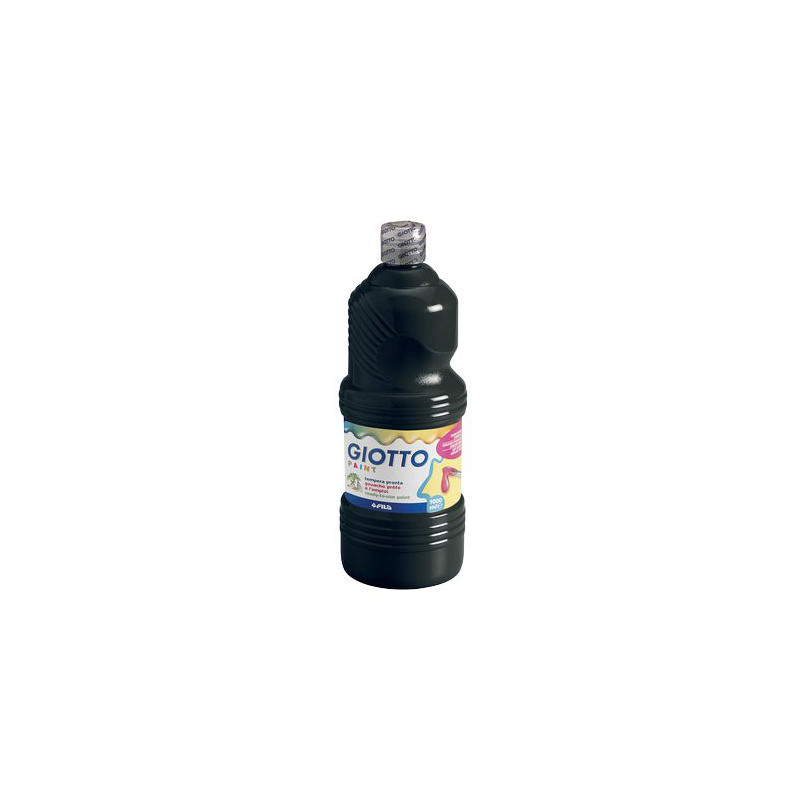 Tempera pronta giotto 1000ml nero pz: 6 [533424]