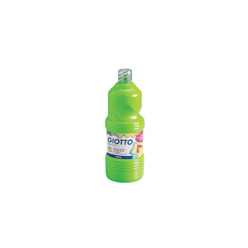 Tempera pronta giotto 1000ml verde chiaro pz: 6 [533411]