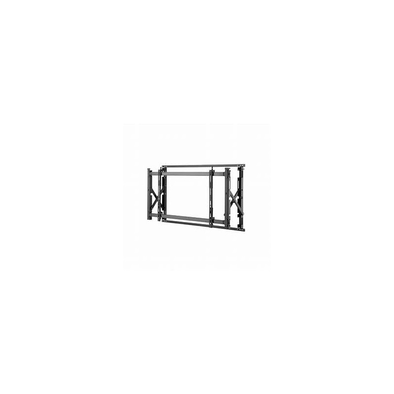 Supporto murale itb push-pull manuale 35kg 600x400 nero[pm5790]