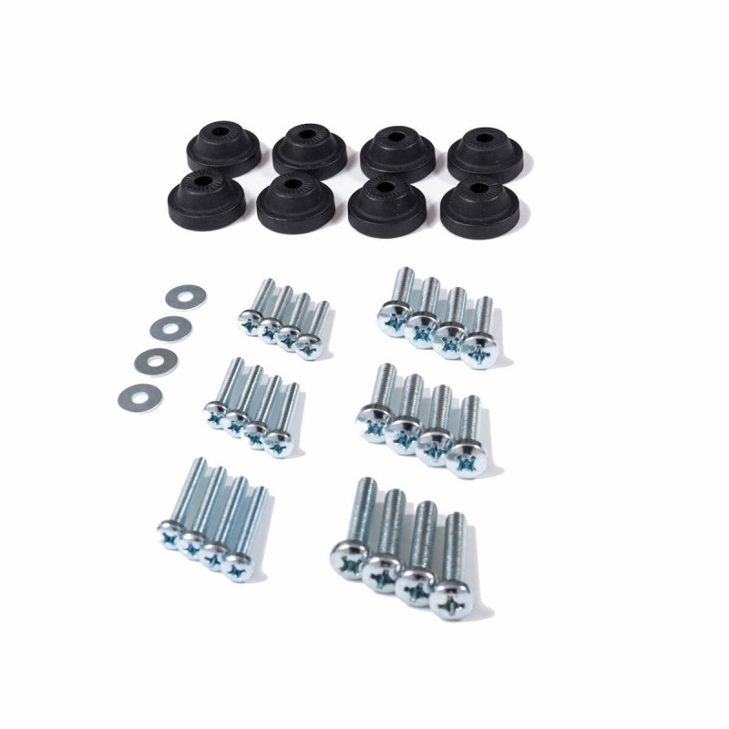 Kit viti erard per schermo curvo nero/metallico [er049591]