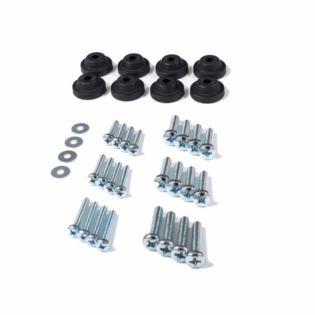 Kit viti erard per schermo curvo nero/metallico [er049591]