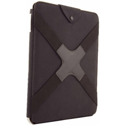 Custodia urban factory per ipad in pelle con cinturino elastico nero