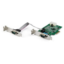 Scheda di rete startech.com 2 porte rs232 con 16950 uart [pex2s953lp]