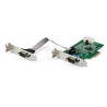 Scheda di rete startech.com 2 porte rs232 con 16950 uart [pex2s953lp]