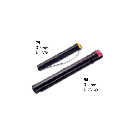 Tubo portadisegni telescopico tecnostyl Ø 75mm [80]