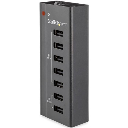 Stazione di ricarica startech.com usb 5x porte 1a e 2x porte 2a [st7c51224eu]