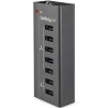 Stazione di ricarica startech.com usb 5x porte 1a e 2x porte 2a [st7c51224eu]
