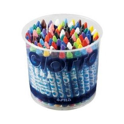 Barattolo 60 pastelli cera maxi 100mm ? 11.5mm giotto [519200]