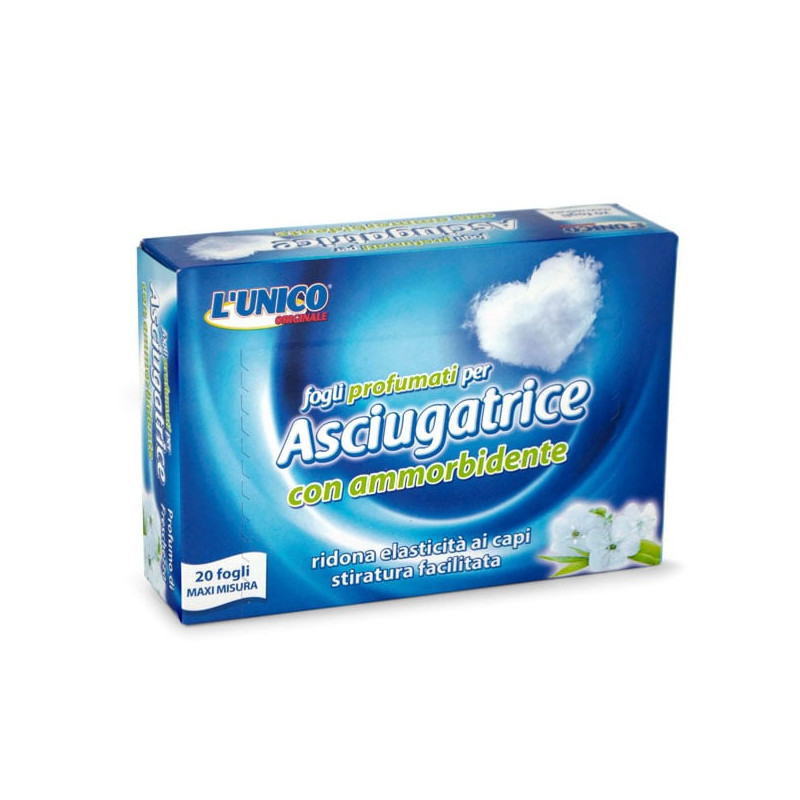 Fogli profumati lunico con ammorbidente 20pz [cas60064]