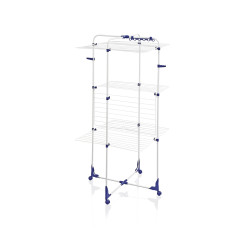 Stendibiancheria da pavimento leifheit 340 blu e bianco