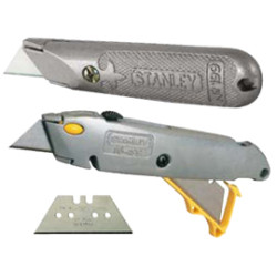 Lame di ricambio cutter stanley 10 pz. trapezio acuto 916b [m11916b]