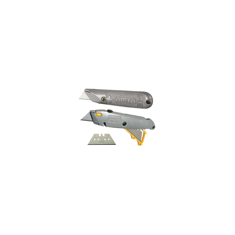 Lame di ricambio cutter stanley 10 pz. trapezio acuto 916b [m11916b]