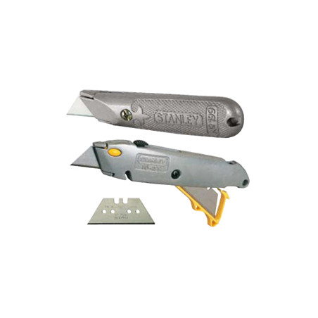 Lame di ricambio cutter stanley 10 pz. trapezio acuto 916b [m11916b]