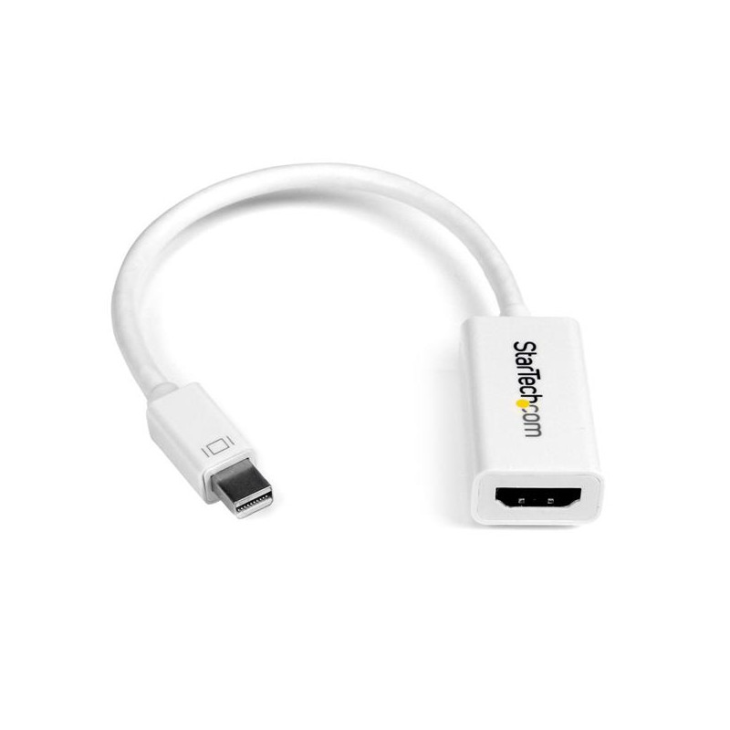 Adattatore startech.com mini displayport a hdmi bianco [mdp2hd4ksw]