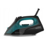 Ferro da stiro black a vapore 2400w acciaio blu/nero