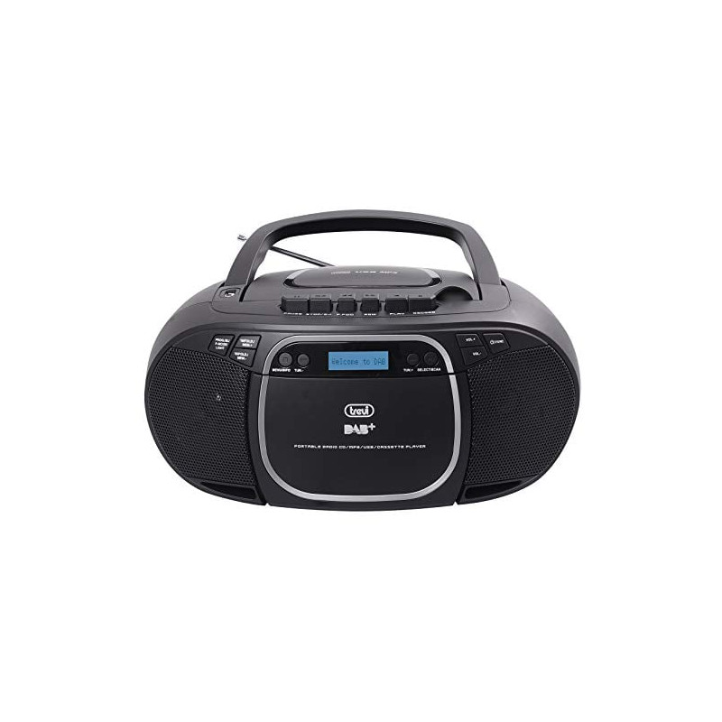 Radiolettore xjump cmp 576 dab 1.5w con ricevitore digitale nero
