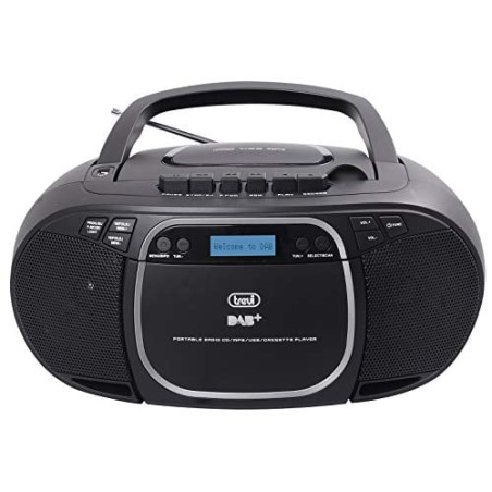 Radiolettore xjump cmp 576 dab 1.5w con ricevitore digitale nero