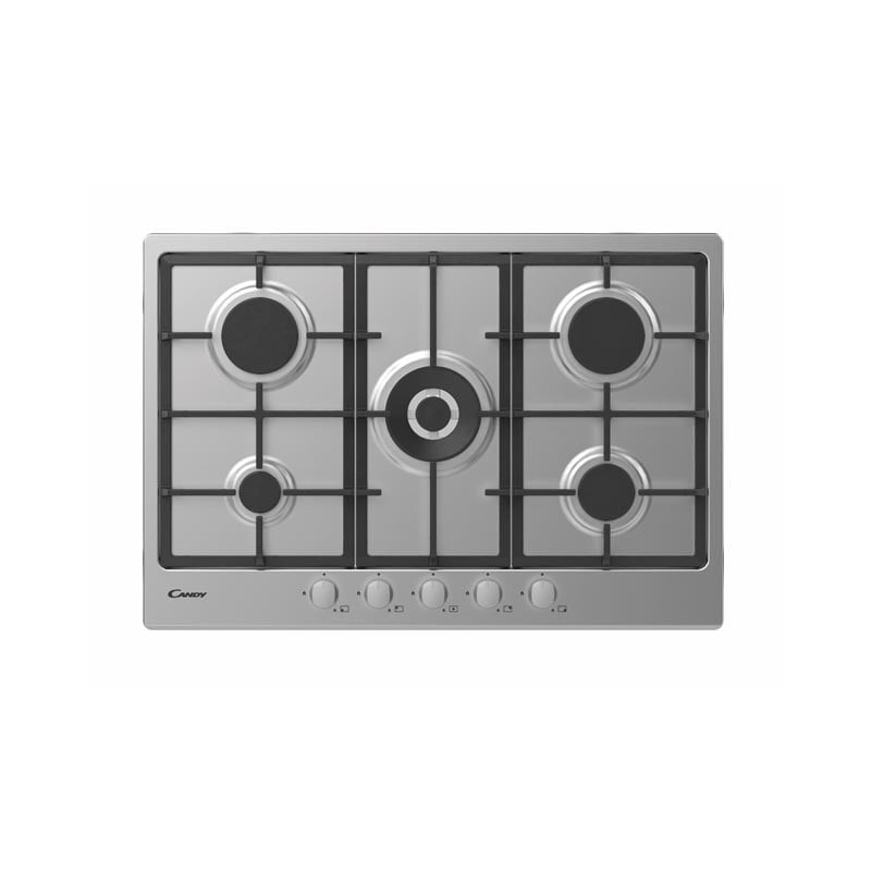 Piano cottura candy chg74wx 75cm 5 fuocchi a gas