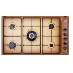 Piano cottura delonghi ytf 59 dd gas 90cm 5 fornelli