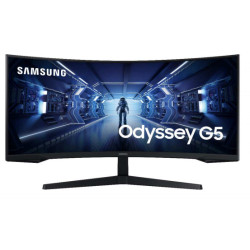 Monitor led 34" samsung g series c34g55twwu ultra wide quad