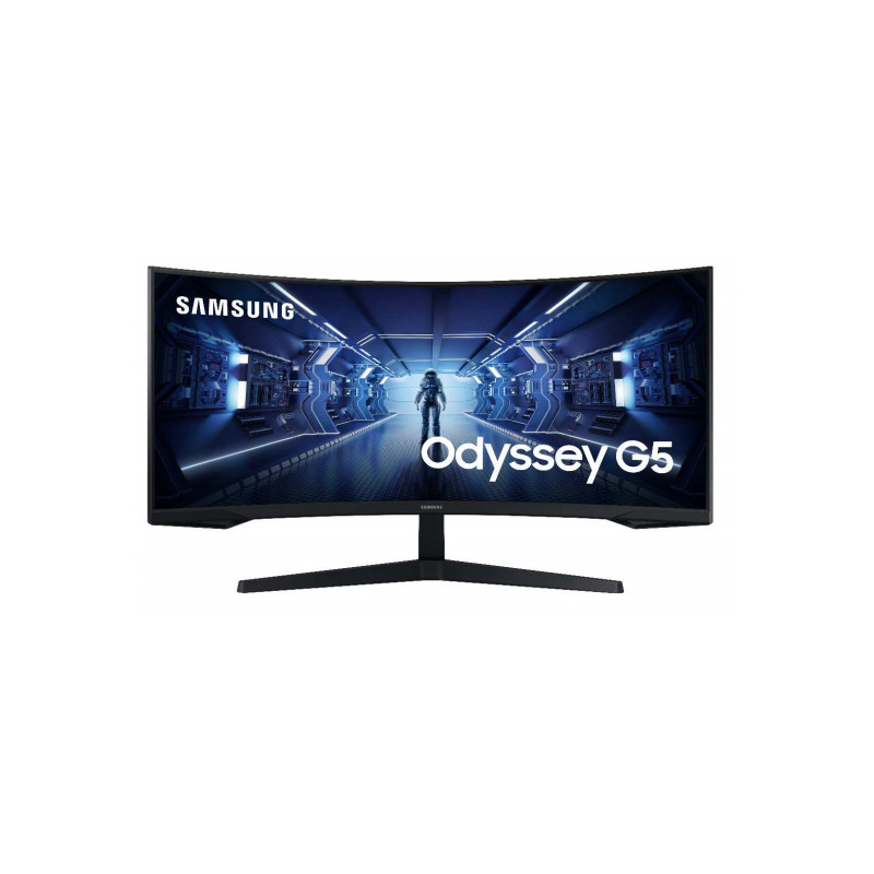 Monitor led 34" samsung g series c34g55twwu ultra wide quad