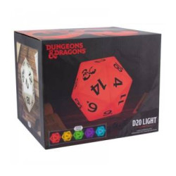 Lampada paladone d20 multicolore sotterranei e draghi