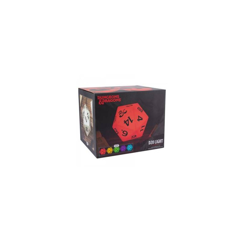Lampada paladone d20 multicolore sotterranei e draghi