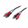 Cavo audio nuovavideosuono 2 spine 2.5m nero e rosso