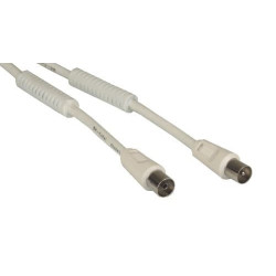 Cavo coassiale nuovavideosuono m-f 3m bianco