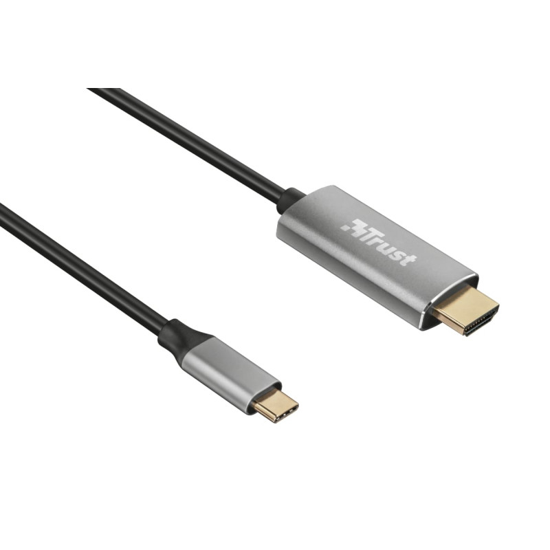 Cavo hdmi trust adattatore metallico nero