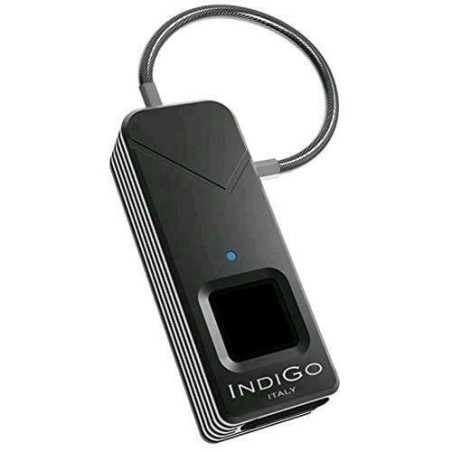 Lucchetto a impronte digitale indigo fingerprint lock 2