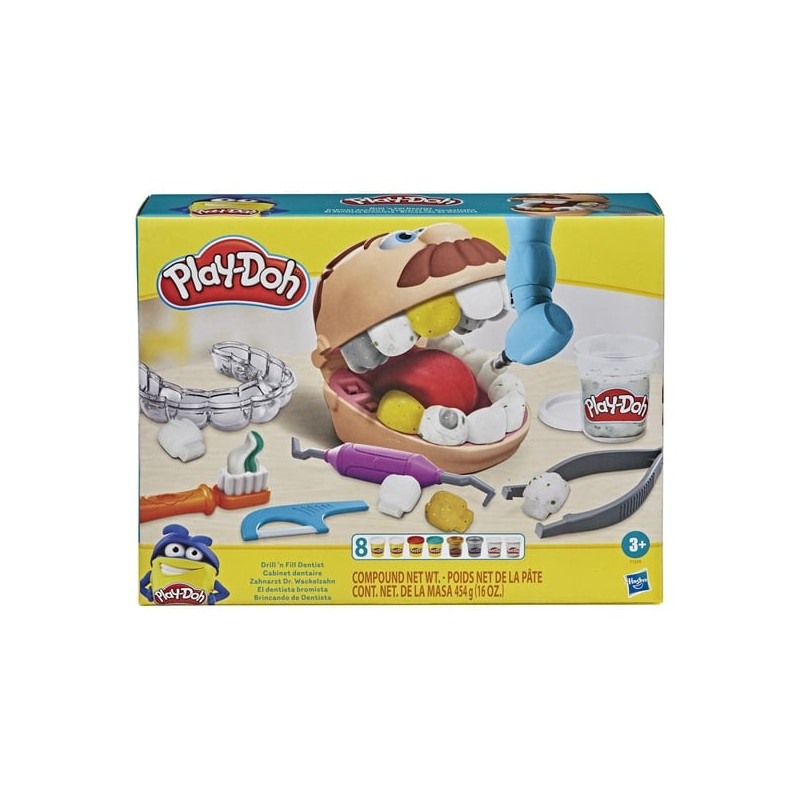 Gioco educativo hasbro european trading b.v play-doh dentista