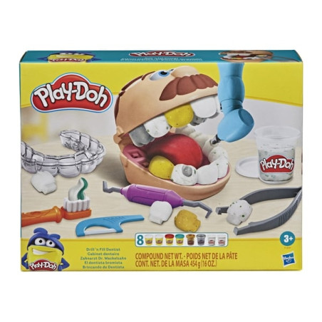 Gioco educativo hasbro european trading b.v play-doh dentista