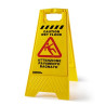 Cartello segnalatore perfetto pavimento bagnato 33 x 68cm giallo