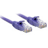 Cavo di rete lindy cavo patch cat 6 utp 0.5m viola [48121]