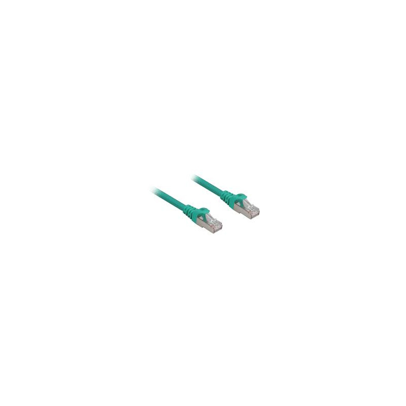 Cavo di rete patch sharkoon rj45 cat.6a sftp lsoh 1m verde [4044951018581]