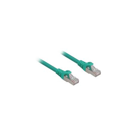 Cavo di rete patch sharkoon rj45 cat.6a sftp lsoh 1m verde [4044951018581]