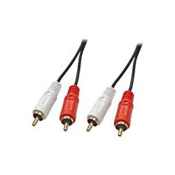 Cavo rca hama 1.2m x2 nero/rosso/bianco [7205257]