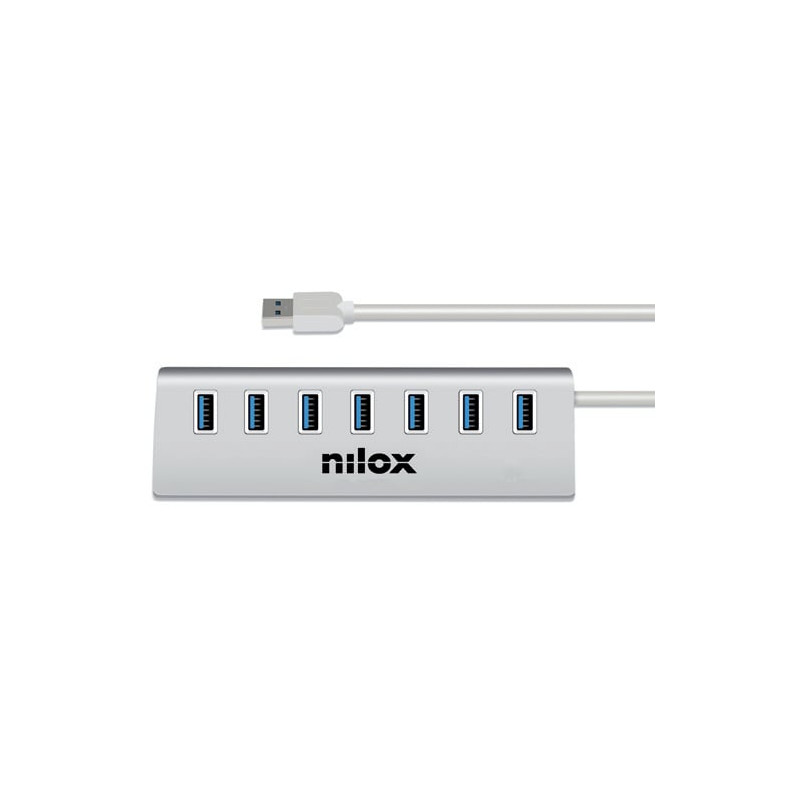 Hub usb nilox usb 3.0 con 7 porte [nx7hub30]