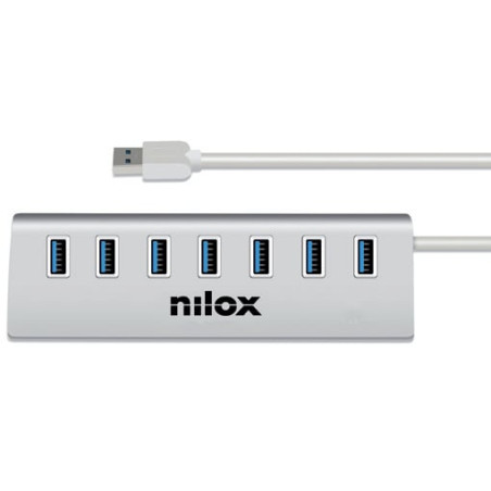 Hub usb nilox usb 3.0 con 7 porte [nx7hub30]
