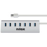 Hub usb nilox usb 3.0 con 7 porte [nx7hub30]