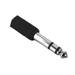 Adattatore audio hama mono spina jack 3.5mm-6.3mm [7205195]
