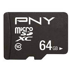 64gb scheda micro sd pny performance+ [sdu64g10ppl]