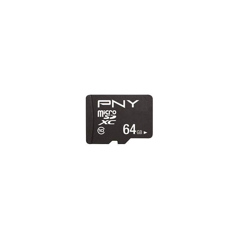 64gb scheda micro sd pny performance+ [sdu64g10ppl]